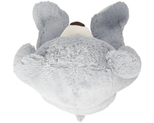 Grijze koala knuffel rugaanzicht