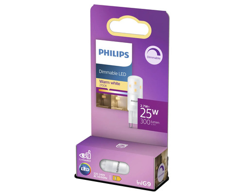 Philips LED lamp, dimbaar, G9 fitting