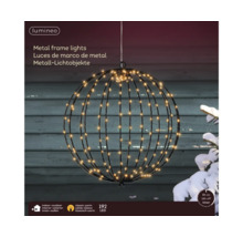 Metalen lichtobject met 192 LEDs voor binnen en buiten