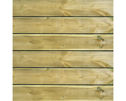 Houten gevelbekleding van messing en groef planken