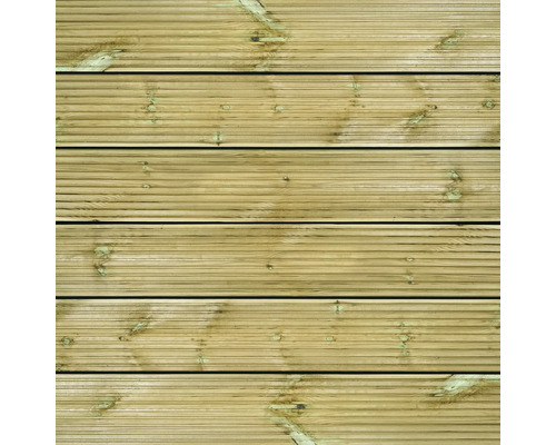 Houten terras met gegroefde planken