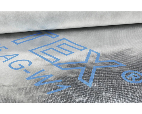 Afdichtingsbaan met opgedrukte tekst