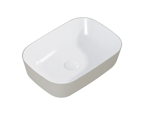 Rechthoekige keramische opzetwastafel