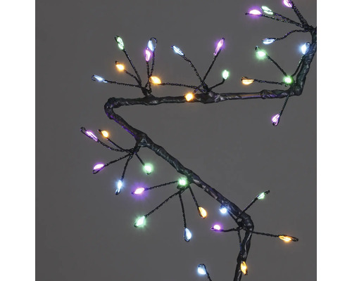 Decoratieve lichtboom met veelkleurige led-bloemen