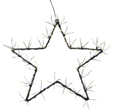 Stervormige LED-decoratie met filigraan verlichting