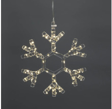 Sneeuwvlok met verlichting ter decoratie