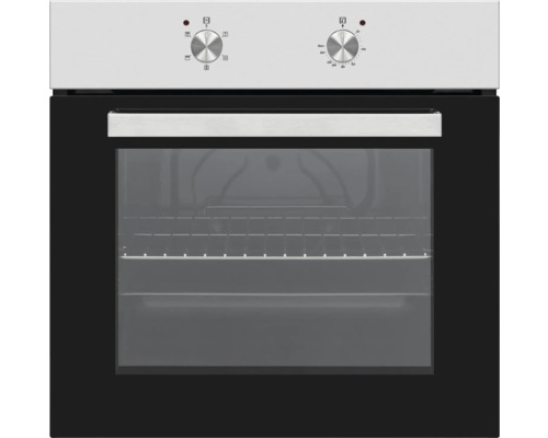 Inbouwoven met glazen deur en draaiknoppen