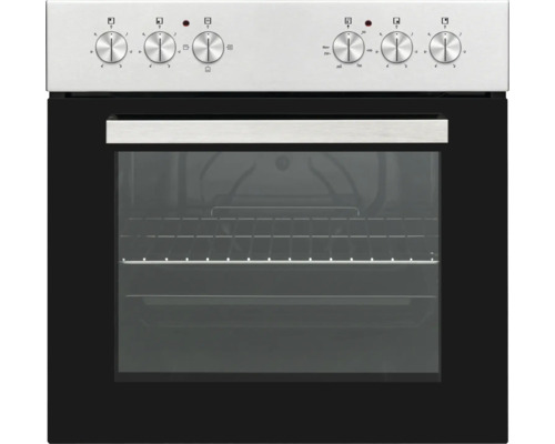 Oven met draaiknoppen en glazen deur