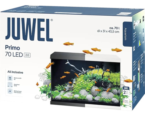 Juwel Primo 70 LED aquarium, circa 70 liter, inclusief uitrusting