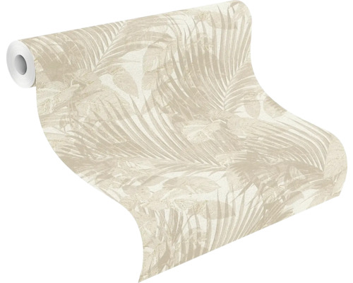 Rol behang met plantenpatroon