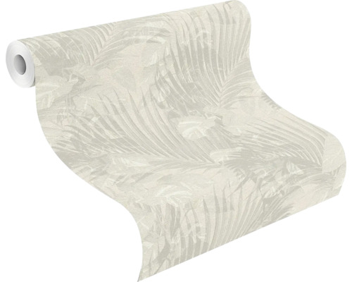 Behangrol met bladerpatroon