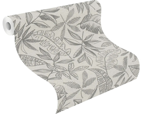 Behangrol met plantenmotief