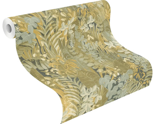 Behangrol met plantenmotief