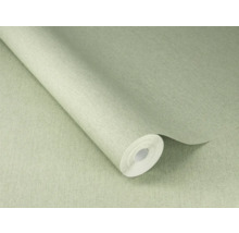 Rol groen behang met lichte textuur