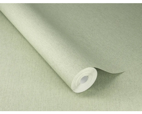 Rol groen behang met lichte textuur