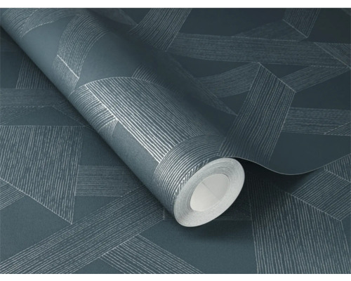 Rol behang met geometrisch lijnpatroon