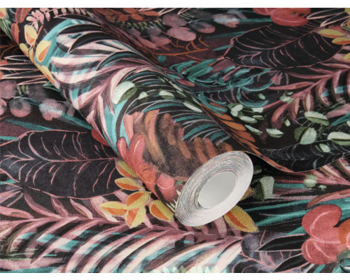 Rol behang met bloemmotief