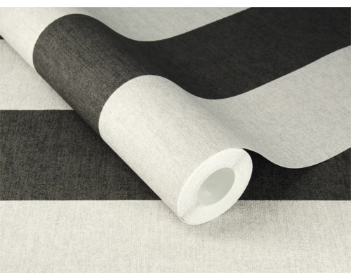 Rol behang met streepmotief