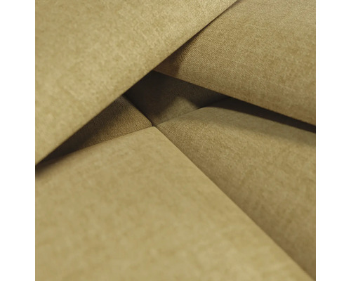 Close-up van een gewatteerd wandpaneel