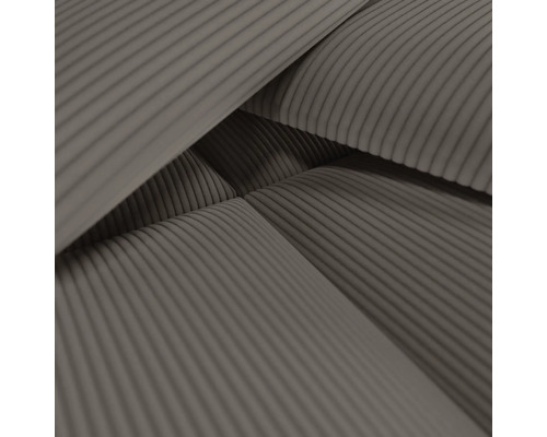 Close-up van geribbelde meubelstof