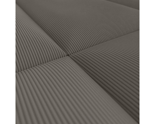 Close-up van een geribbelde bekledingsstof