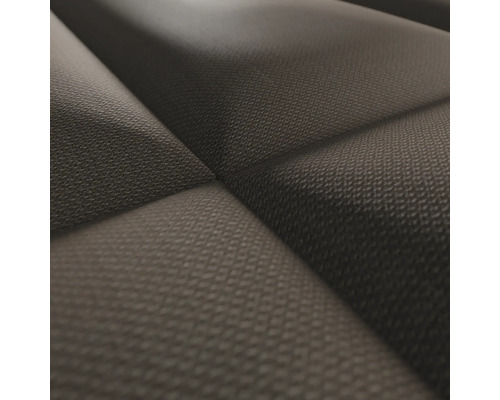 Close-up van gestructureerde wandpanelen