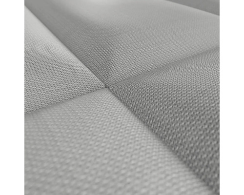 Close-up van een gewatteerde stoffen bekleding