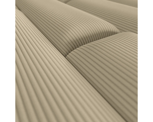 Close-up van een geribbelde bekledingsstructuur