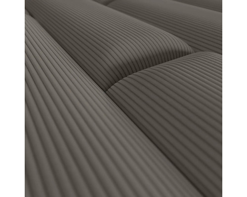 Close-up van een geribbelde stoffen bekleding