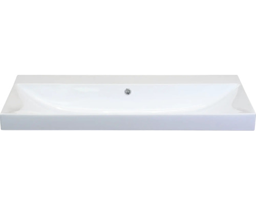 Keramische wastafel met afvoer