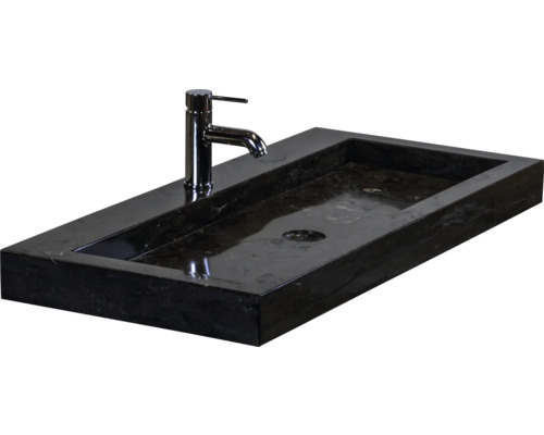 Marmeren wastafel met kraan