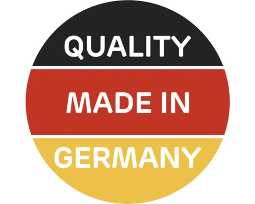 Kwaliteitsproduct, gemaakt in Duitsland