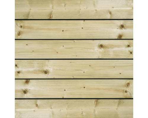 Houten gevelbekleding met mes en groef