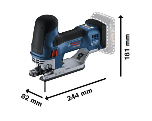 Bosch Professional accu decoupeerzaag met maatvoering