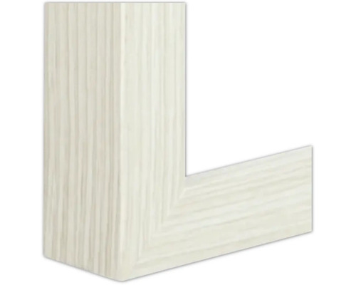 Hoekdetail van een licht houten frame