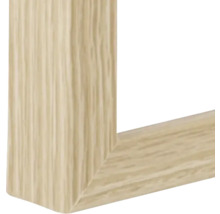Hoekdetail van een houten frame