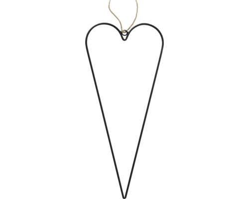 Decoratief hart om op te hangen met koord