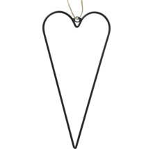 Decoratief metalen hart met koordophanging