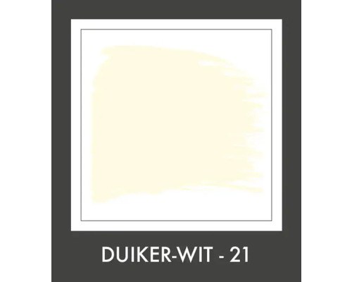 Verfstaal met de kleur Duiker-Wit 21