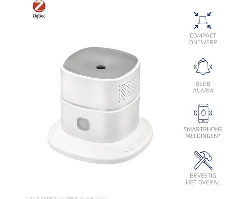ZigBee rookmelder met smartphone notificatie