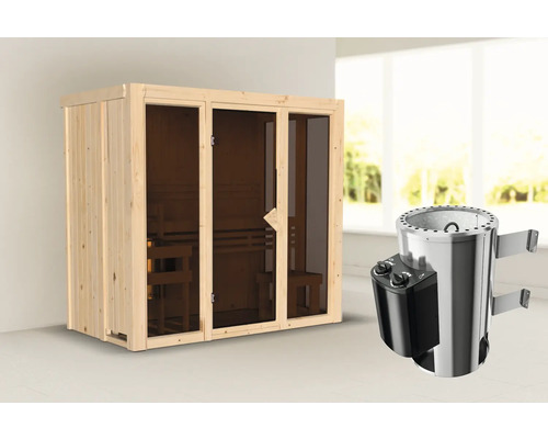 Sauna met kachel voor binnenshuis