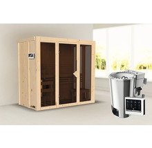 Sauna met kachel en bediening