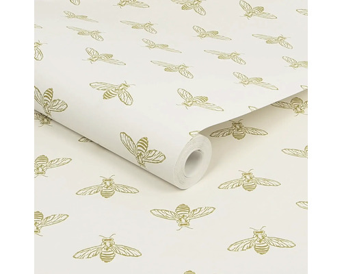 Behangrol met bijenpatroon