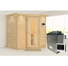 Sauna met saunakachel en bediening