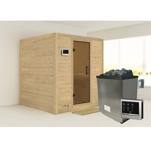 Sauna met kachel en bediening