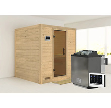 Sauna met saunakachel en bediening