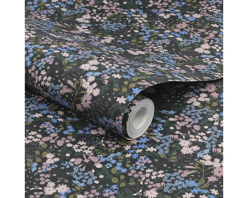 Behangrol met bloemmotief