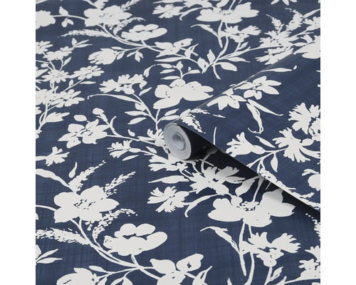 Rol behang met bloemmotief