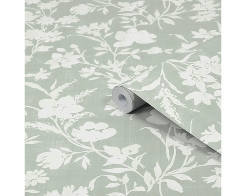 Behangrol met bloemmotief