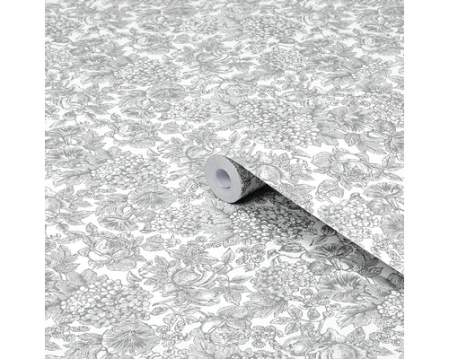 Behangrol met bloemmotief